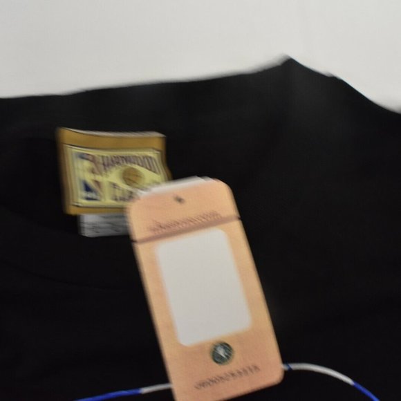 Mens NBA Hardwood Classics Indiana Pacers Basketball Black Shirt New - Picture 3 of 4